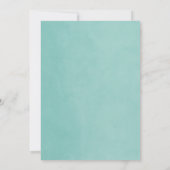 アクアストリングライト婚約パーティ招待状 招待状 (裏面)