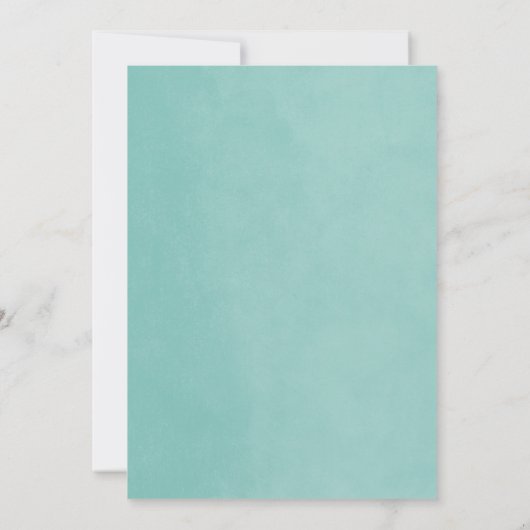 アクアストリングライト婚約パーティ招待状 招待状 (裏面)