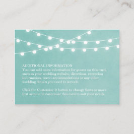 アクアストリングラ結婚イトの挿入カード エンクロージャーカード