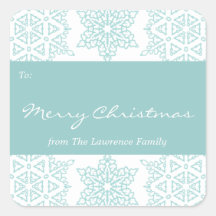 アクアスノーフレークスクリスマスホリデーギフトラベル