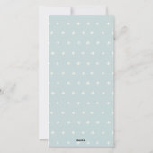 アクアスノー水彩松のクリスマスツリーギフト シーズンカード (裏面)