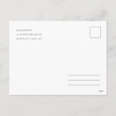 アクアスノー水彩松のクリスマスツリーギフト シーズンポストカード (裏面)