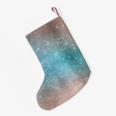 アクアスパークルユニコーン名 スモールクリスマスストッキング (裏面 (吊り時))