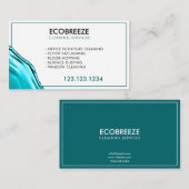 アクアスプラッシュモダンオフィスクリーニング 名刺 (正面/裏面)