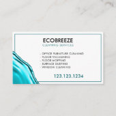 アクアスプラッシュモダンオフィスクリーニング 名刺 (正面)