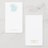 アクアスプラッシュロゴイヤリングディスプレイ名刺 名刺 (正面/裏面)