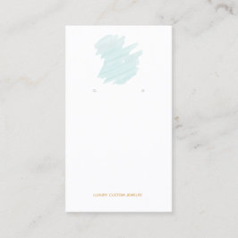 アクアスプラッシュロゴイヤリングディスプレイ名刺 名刺