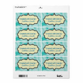 アクアスワリーズレシピ/グッズのラベル ラベル (フルシート)