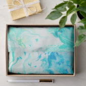 アクアスワルズシェードオブブルーグリーンティッシュペーパー 薄葉紙 (ギフト)