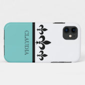 アクアスワンキー（紋章の）フラ・ダ・リBT iPhone 5ケース Case-Mate iPhoneケース (裏面(横))