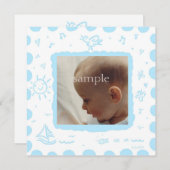 アクアソングバード誕生のお知らせ 案内状 (正面/裏面)