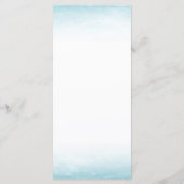 アクアタイド |水彩結婚のメニュー メニュー (裏面)