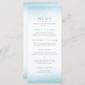 アクアタイド |水彩結婚のメニュー メニュー (正面/裏面)