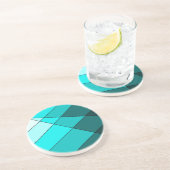 アクアターコイズティール(緑がかった色) コースター (側面)