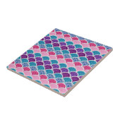 アクアターコイズピンクパープルマーメイドはかりで測 タイル (側面)