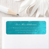 アクアターコイズ海ホワイトニューアドレスRSVP ラベル (インサイチュ)