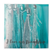 アクアターコイズ タイル (正面)