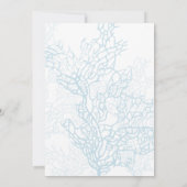 アクアタートルラブ結婚式招待状 招待状 (裏面)