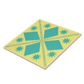 アクアダイヤモンドおもしろい |黄色の背景 | タイル (側面)