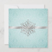 アクアダマスクウェディングリハーサルディナー招待状 招待状 (正面)