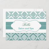 アクアダマスクビジネスサンキューカード サンキューカード (正面/裏面)