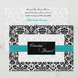 アクアダムスク結婚式 招待状