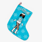 アクアダンサークリスマスストッキング ラージクリスマスストッキング (正面 (吊り時))