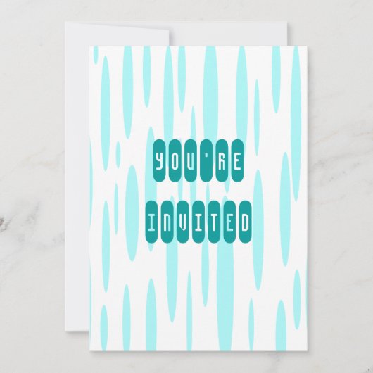 アクアダース 招待状 (正面)