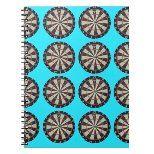 アクアダーツボードパターン ノートブック (正面)