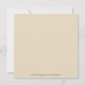 アクアダーリンダマスクレススクエア結婚式招待状 招待状 (裏面)