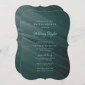 アクアチュレブライダルシャワー 招待状 (正面/裏面)