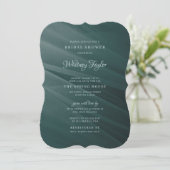 アクアチュレブライダルシャワー 招待状 (スタンド正面)