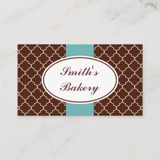 アクアチョコレート名刺 名刺 (正面)