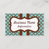 アクアチョコレート名刺 名刺 (正面)