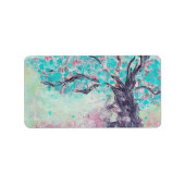 アクアツリー住所 シール (正面)