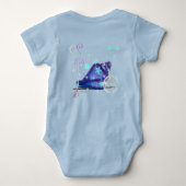 アクアティカ3Dウィムジー ベビーボディスーツ (裏面)