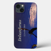 アクアティックシルエットクラウド Case-Mate iPhoneケース (裏面)