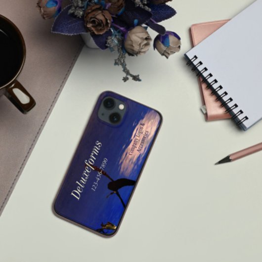 アクアティックシルエットクラウド Case-Mate iPhoneケース