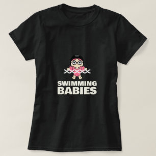 アクアティックセンターのスイミングレッスン 乳幼児の水泳 Tシャツ
