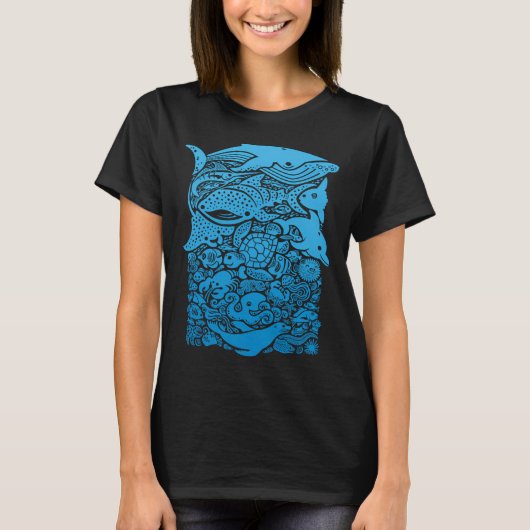 アクアティックブルース2 Tシャツ (正面)