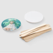 アクアティックミント: かわいい海底の少女と輝き ハンドファン (組立なし)