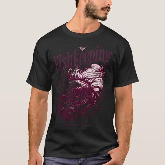 アクアティックレインボーの輪郭 Tシャツ (正面)