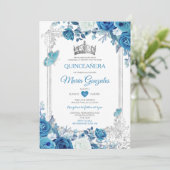 アクアティール（緑がかった色）キンセアニラシルバークラウン15アノス 招待状 (スタンド正面)