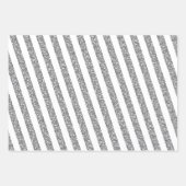 アクアティール(緑がかった色)グリッタースウィート16パーソナライズされたターコイズ ラッピングペーパーシート (正面3)