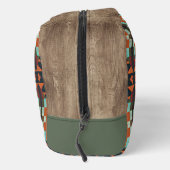 アクアティール（緑がかった色）グリーンオレンジタウペベージュトリバルアート ドップキット (右)