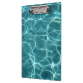 アクアティール（緑がかった色）スイミングプールウォーターフォト クリップボード (左)