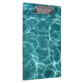アクアティール（緑がかった色）スイミングプールウォーターフォト クリップボード (右)