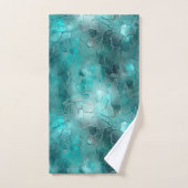 アクアティール(緑がかった色)ターコイズグラムドリームズ バスタオルセット (ハンドタオル)