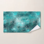 アクアティール(緑がかった色)ターコイズグラムドリームズ バスタオルセット (ハンドタオル)