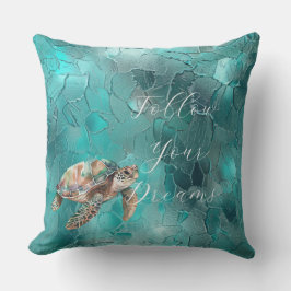 アクアティール（緑がかった色）ターコイズグラム アウトドアクッション